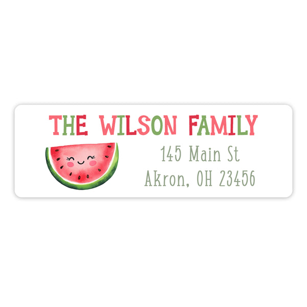 Watermelon Return Address Labels • Self Adhesive Stickers
