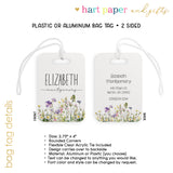 WildFlowers Luggage Bag Tag