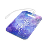 Galaxy Stars Moon Space Luggage Bag Tag