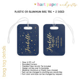 Stars Moon Space Luggage Bag Tag