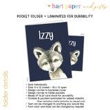Wolf Personalized 2-Pocket Folder