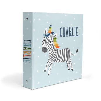 Rainbow Zebra Health Personalized 2" 3 Ring Binder