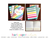 Rainbow Volleyball Ball Personalized 2-Pocket Folder School & Office Supplies - Everything Nice