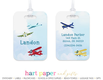 Airplane Luggage Bag Tag School & Office Supplies - Everything Nice