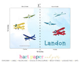 Airplane Personalized 2-Pocket Folder School & Office Supplies - Everything Nice