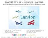 Airplane Personalized Pillowcase Pillowcases - Everything Nice