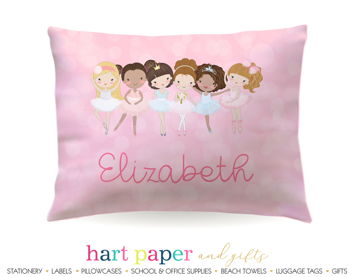 Ballerina Ballet Dancer Personalized Pillowcase Pillowcases - Everything Nice