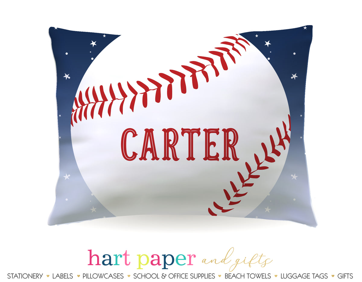 Baseball Sports Personalized Pillowcase Pillowcases - Everything Nice