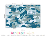 Camo Camouflage Personalized 2-Pocket Folder School & Office Supplies - Everything Nice