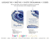 Agate Geode Luggage Bag Tag School & Office Supplies - Everything Nice
