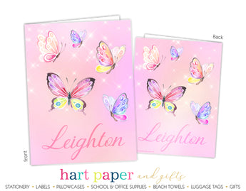 Butterflies Personalized 2-Pocket Folder School & Office Supplies - Everything Nice