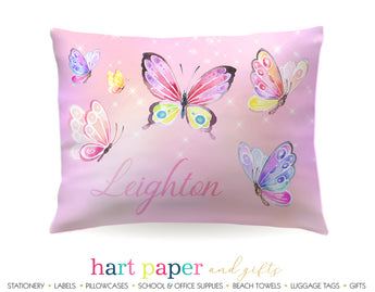 Butterfly Personalized Pillowcase Pillowcases - Everything Nice