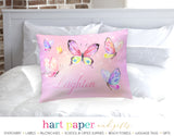 Butterfly Personalized Pillowcase Pillowcases - Everything Nice