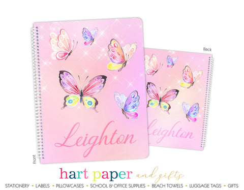 Butterfly Personalized Notebook or Sketchbook School & Office Supplies - Everything Nice