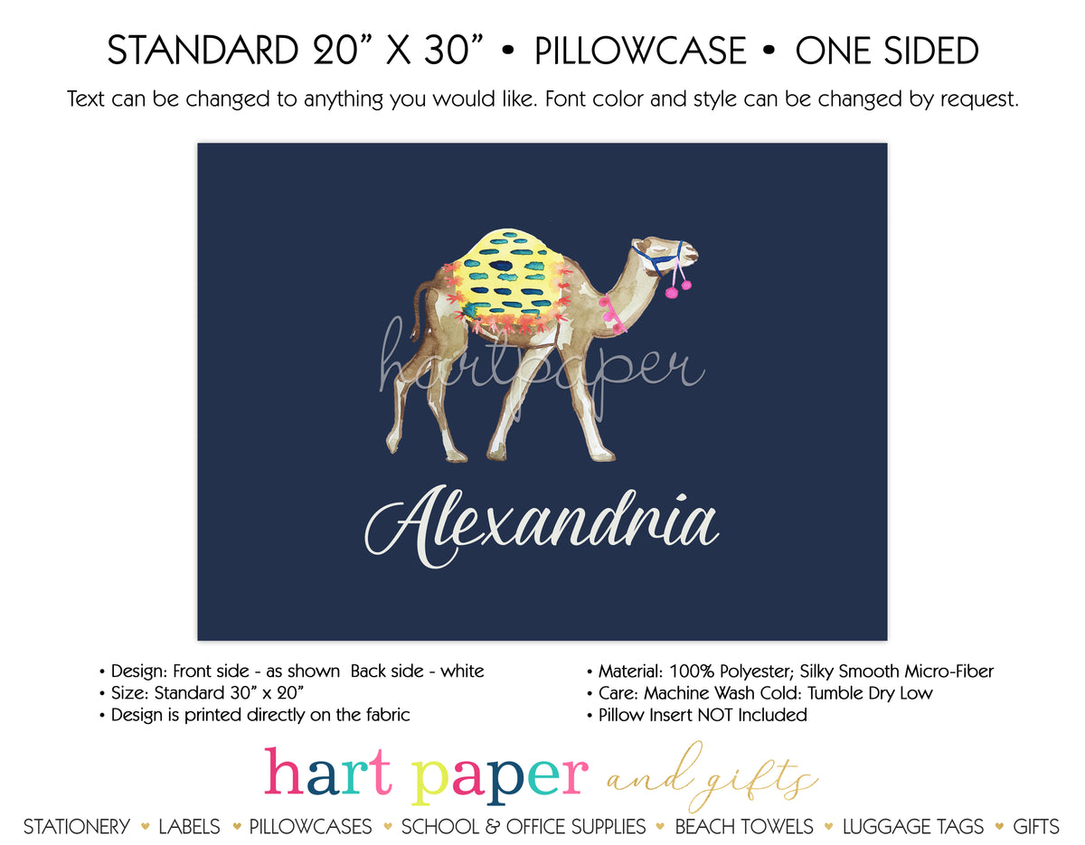 Camel Personalized Pillowcase Pillowcases - Everything Nice