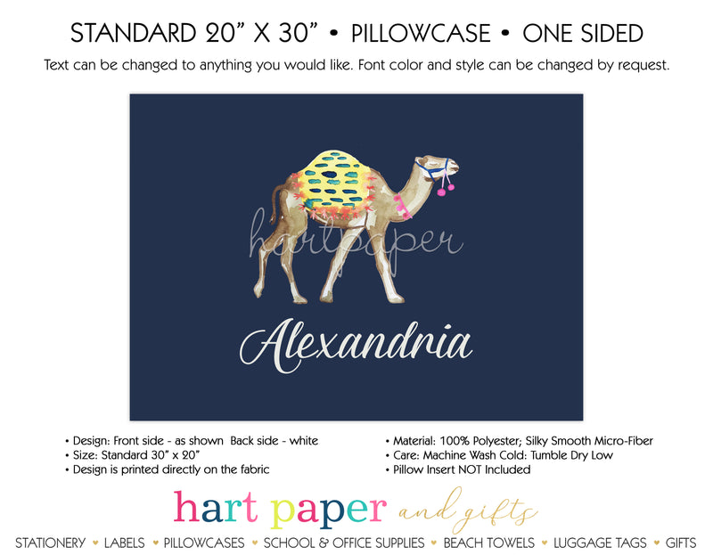 Camel Personalized Pillowcase Pillowcases - Everything Nice
