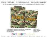 Camouflage Camo Personalized Clipboard School & Office Supplies - Everything Nice