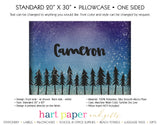 Galaxy Stars Trees Personalized Pillowcase Pillowcases - Everything Nice