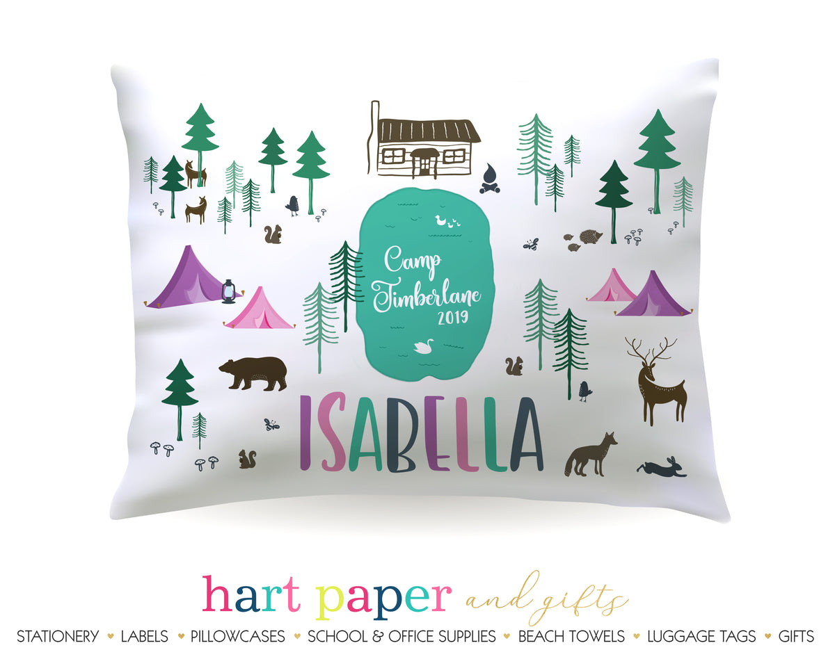 Camp Camping Personalized Pillowcase Pillowcases - Everything Nice