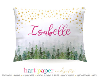 Stars Trees Camping Personalized Pillowcase Pillowcases - Everything Nice
