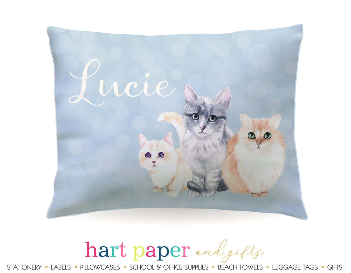 Cat Kitten Personalized Pillowcase Pillowcases - Everything Nice