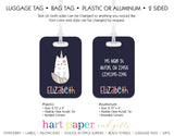 Cat Unicorn Caticorn Luggage Bag Tag School & Office Supplies - Everything Nice