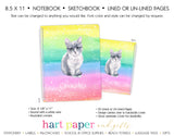 Rainbow Cat Personalized Notebook or Sketchbook School & Office Supplies - Everything Nice