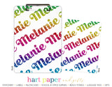 Rainbow Name Personalized Clipboard School & Office Supplies - Everything Nice