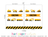 Construction Trucks Personalized Notebook or Sketchbook School & Office Supplies - Everything Nice