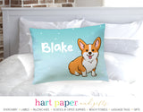 Corgi Dog Personalized Pillowcase Pillowcases - Everything Nice