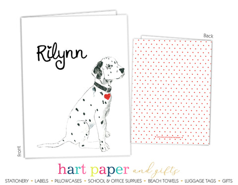 Dalmatian Dog Personalized 2-Pocket Folder School & Office Supplies - Everything Nice