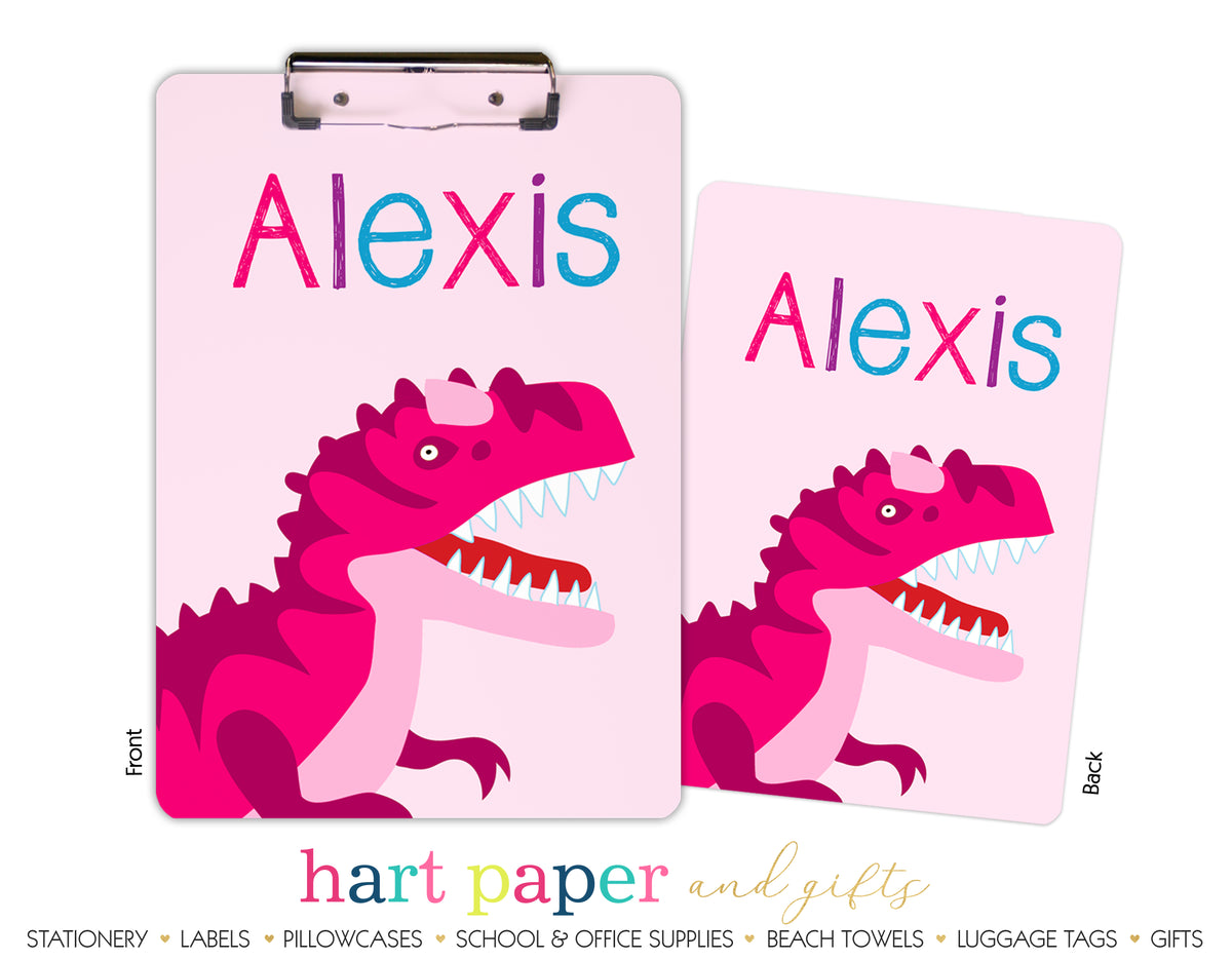 Dinosaur Personalized Clipboard School & Office Supplies - Everything Nice