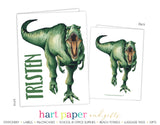 Dinosaur Dino T-Rex T Rex Personalized 2-Pocket Folder School & Office Supplies - Everything Nice
