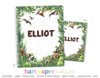 Dinosaur Personalized Notebook or Sketchbook School & Office Supplies - Everything Nice