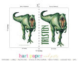 T-Rex Dinosaur Personalized Notebook or Sketchbook School & Office Supplies - Everything Nice