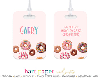 Donuts Doughnut Luggage Bag Tag School & Office Supplies - Everything Nice