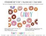 Donut Personalized Pillowcase Pillowcases - Everything Nice