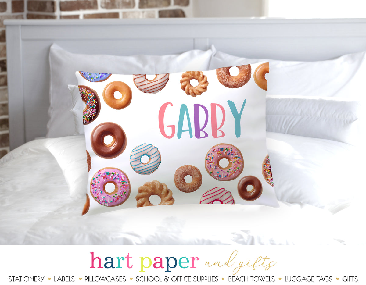 Donut Personalized Pillowcase Pillowcases - Everything Nice