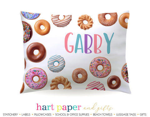 Donut Personalized Pillowcase Pillowcases - Everything Nice