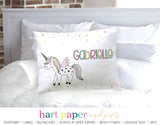 Unicorn Rainbow Personalized Pillowcase Pillowcases - Everything Nice