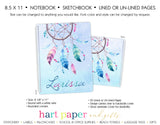 Dreamcatcher Personalized Notebook or Sketchbook School & Office Supplies - Everything Nice