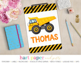 Dump Truck Personalized Clipboard School & Office Supplies - Everything Nice