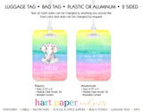 Elephant Rainbow Luggage Bag Tag School & Office Supplies - Everything Nice