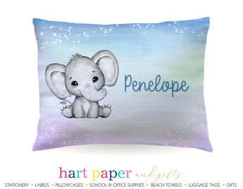 Elephant Personalized Pillowcase Pillowcases - Everything Nice