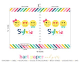 Emoji Happy Face Personalized 2-Pocket Folder School & Office Supplies - Everything Nice