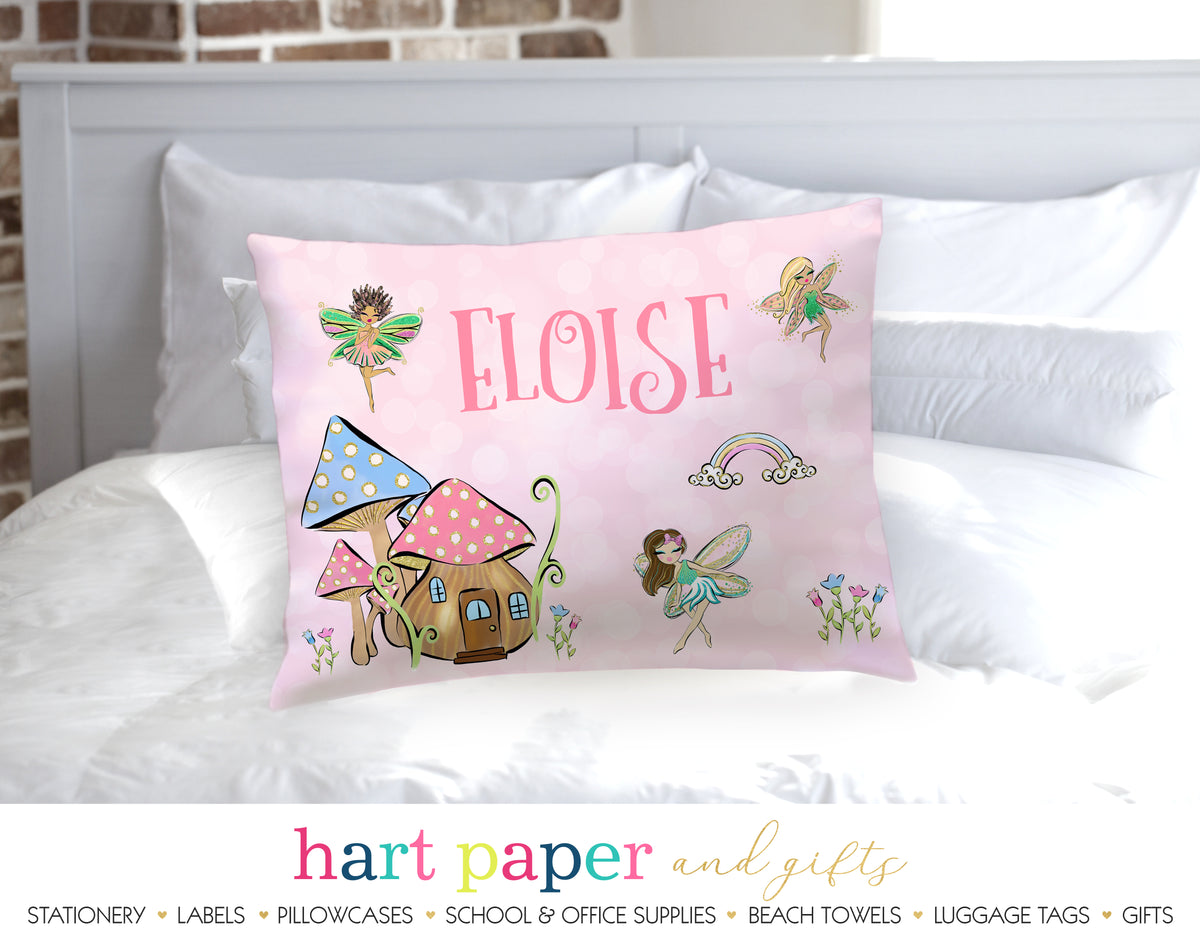Fairy Garden Personalized Pillowcase Pillowcases - Everything Nice