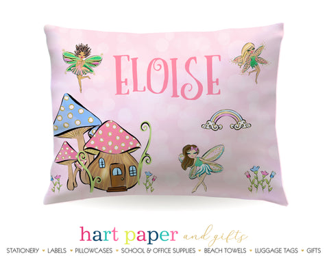 Fairy Garden Personalized Pillowcase Pillowcases - Everything Nice