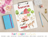 Farm Animals Personalized Clipboard School & Office Supplies - Everything Nice