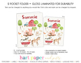 Farm Animals Personalized 2-Pocket Folder School & Office Supplies - Everything Nice