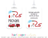 Firetruck Luggage Bag Tag School & Office Supplies - Everything Nice